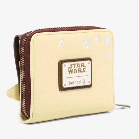 Loungefly Star Wars The Mandalorian The Child Holiday Small Zip Wallet - Picture 2 of 5